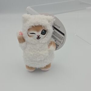 Adorable White and Brown Stuffed Animal Toy